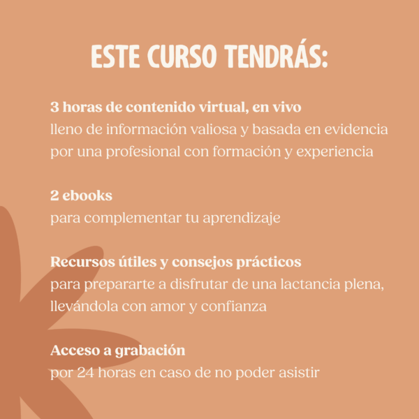 Curso PREGRABADO Fundamentos de La Lactancia - Imagen 4